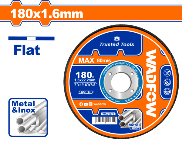 10 Pcs Abrasive metal cutting disc 7" WAC1371