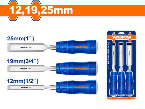 3 Pcs wood chisel set WWC2203