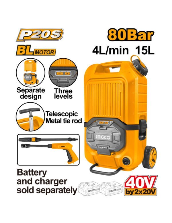 Lithium-ion pressure washer CPWLI4006
