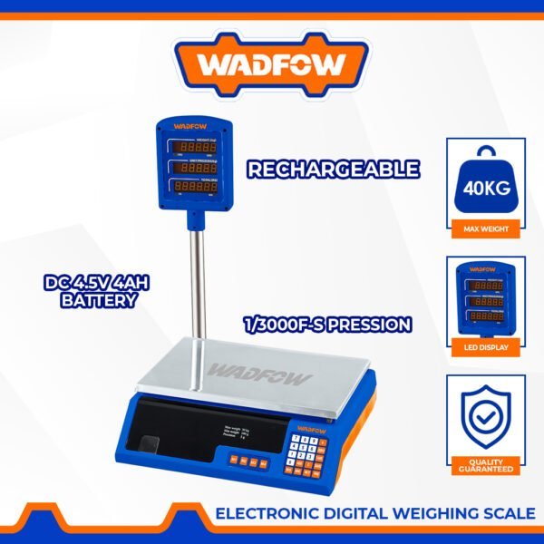 Electronic scale 40kg WEC1504 - Image 2