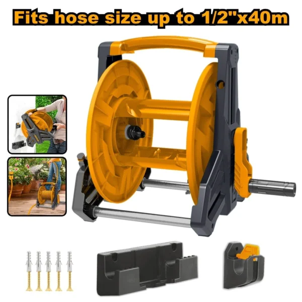 Hose reel for 1/2" 40m max HHR40122