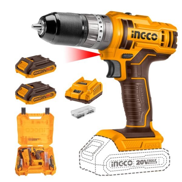 CIDLI201452 Lithium-Ion impact drill 20V 2 Batteries